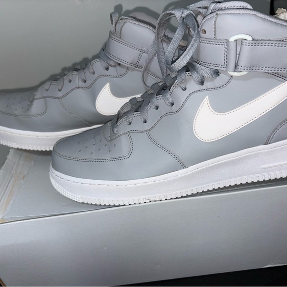 Nike Air Force 1 Mid Wolf Grey – Size 13 – Excellent Condition - Picture 3 of 9